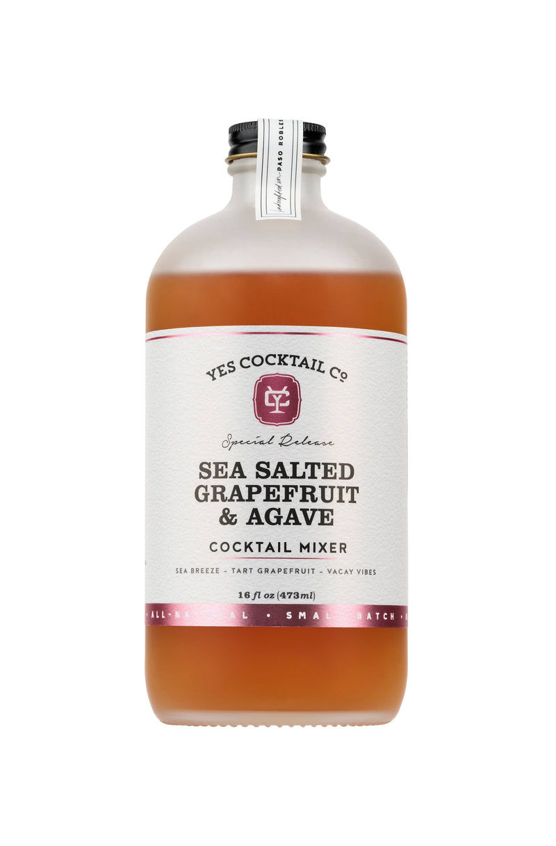 Sea Salted Grapefruit & Agave Cocktail Mixer
