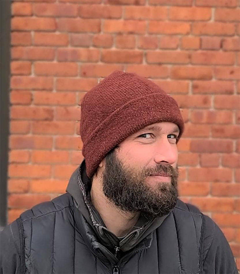 USA Alpaca Watch Cap: Brown