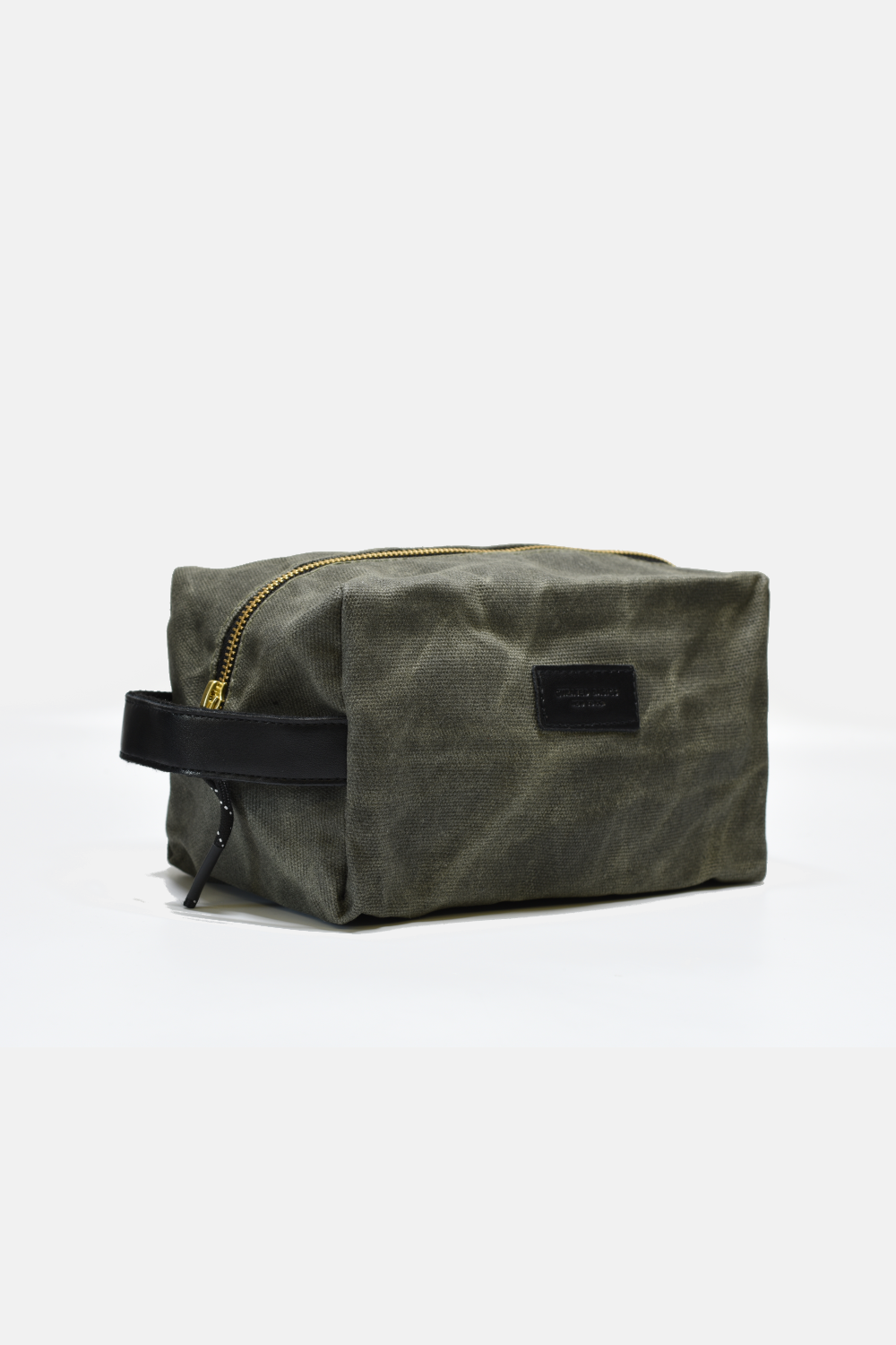 Waxed Canvas Toiletry Bag 2.0: Dark Brown