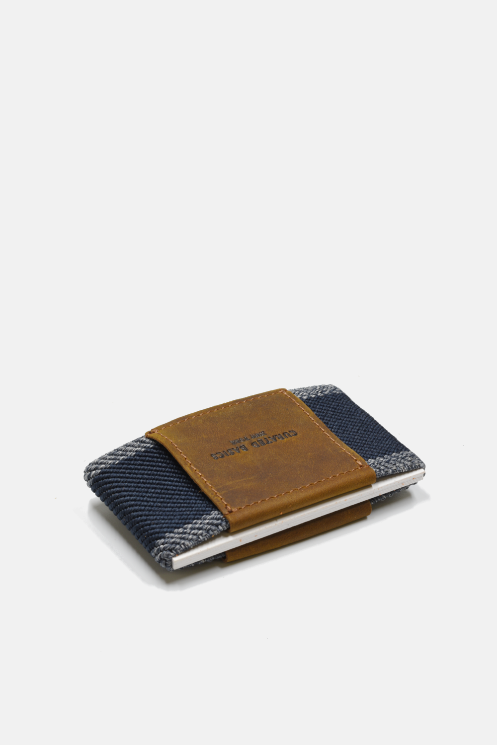 Minimalist Elastic Wallet: Navy