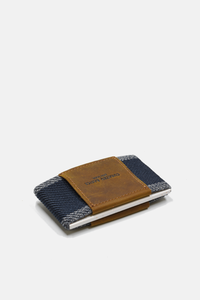 Minimalist Elastic Wallet: Navy
