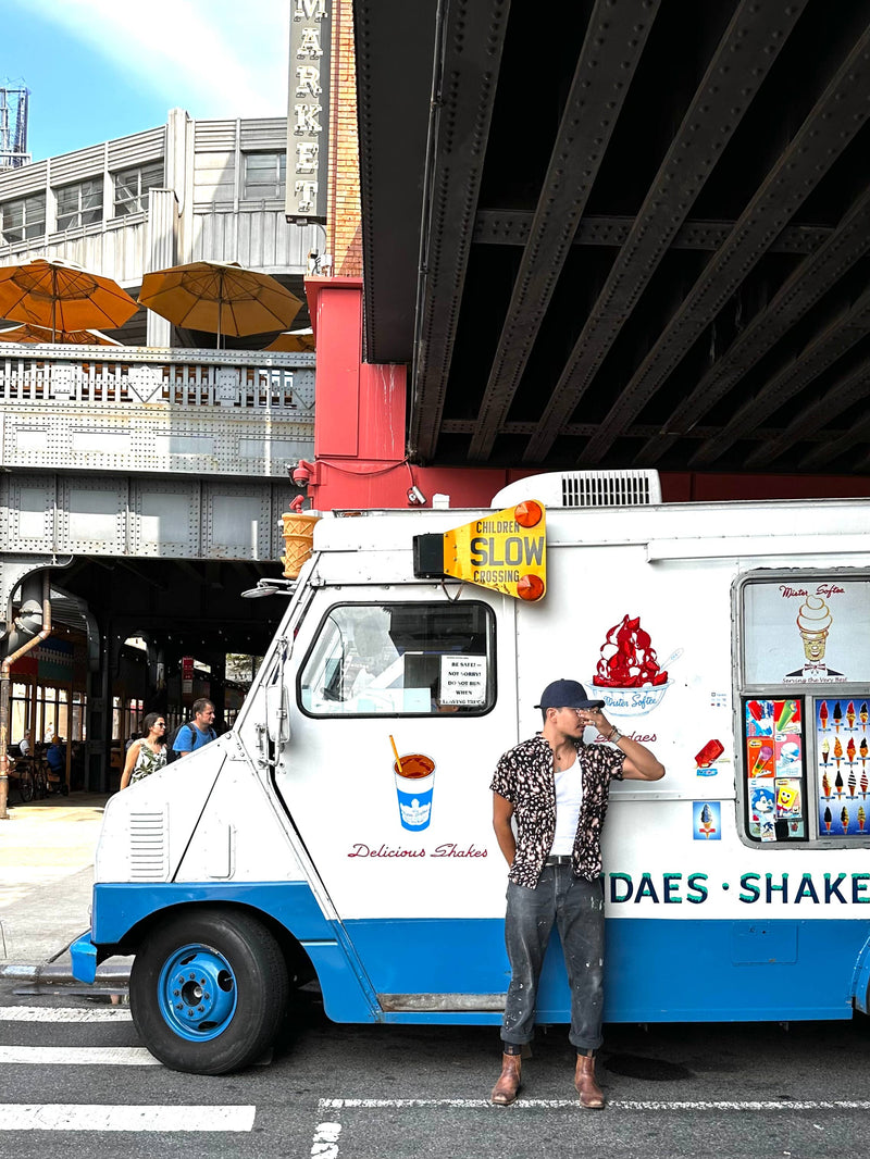 Speckled Wool Hat: Navy
