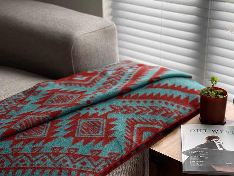 Quito Blanket - Rust Orange