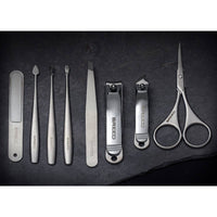 Breed Katana 8 Piece Surgical Steel Groom Kit: Green