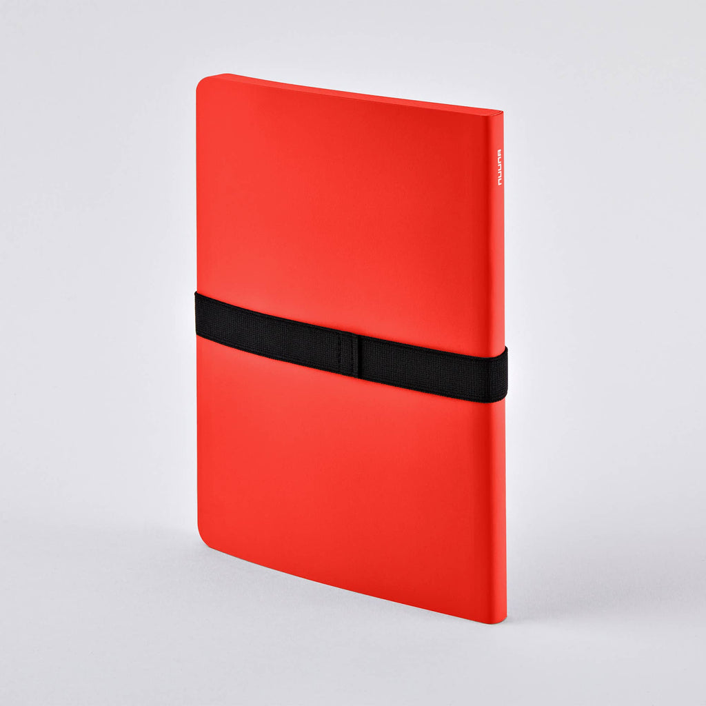 Not White Red - L Light | nuuna Notebook A5+ | Color pages