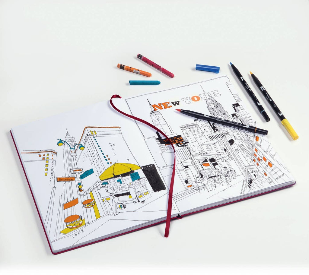 Sketchbooks - 150g/m² Paper Plain: Black / Medium