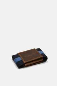Minimalist Elastic Wallet: Navy