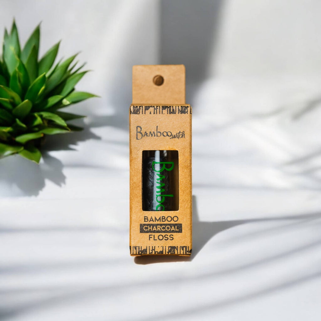 Vegan Bamboo Floss: Charcoal Infused