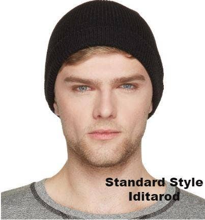 Iditarod 100% Alpaca Beanie Hat: Med Grey / Standard Fit