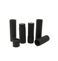 .3 ounce / 8.5 g Matte Black Lip Balm Tubes: 50 / #1