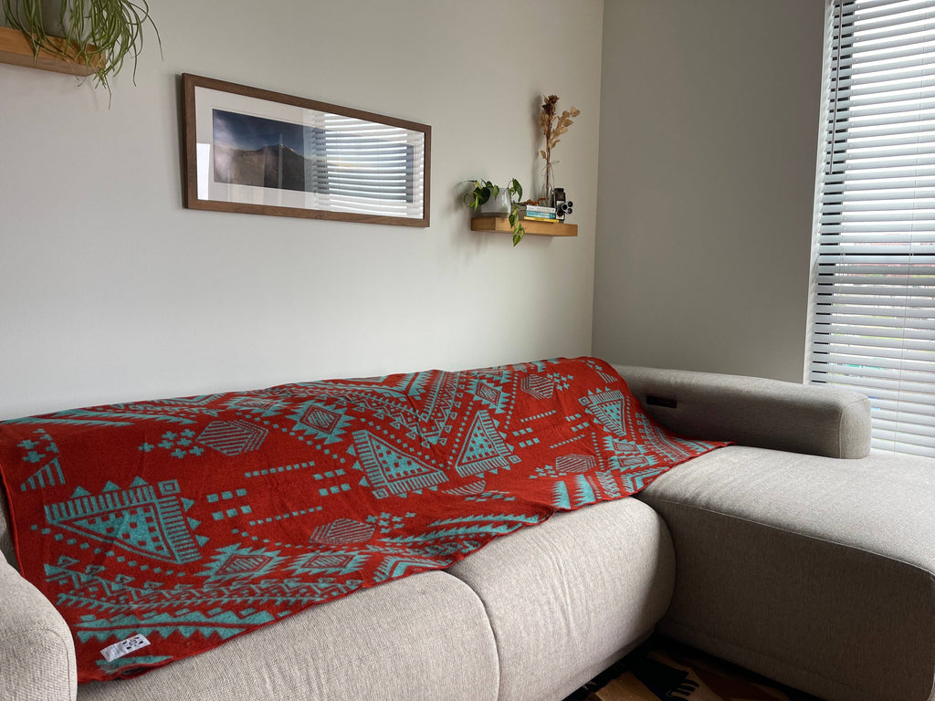 Quito Blanket - Rust Orange