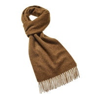 Plain Luxury Scarf Collection - 100% Merino Lambswool: Camel