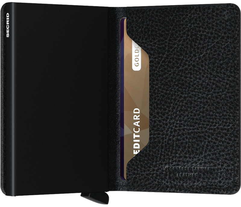 Slimwallet Veg Black-Black