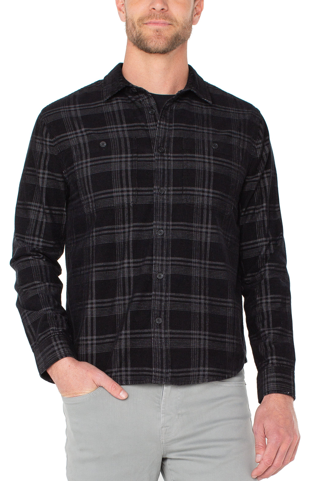 Double Pocket Button Up Shirt