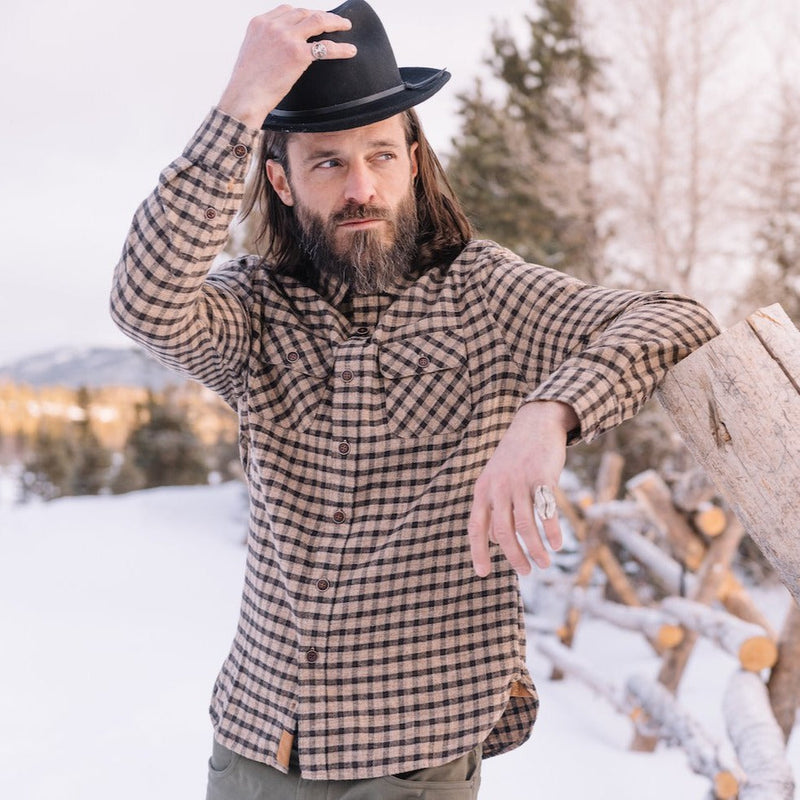 Truman Outdoor Shirt in Brushed Plaid
