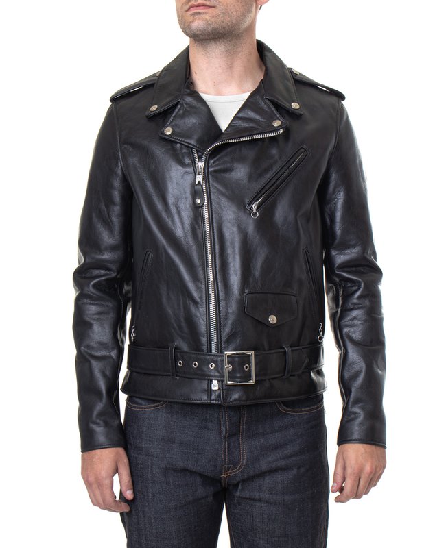 Lightweight Fitted Cowhide Motorcycle Jacket