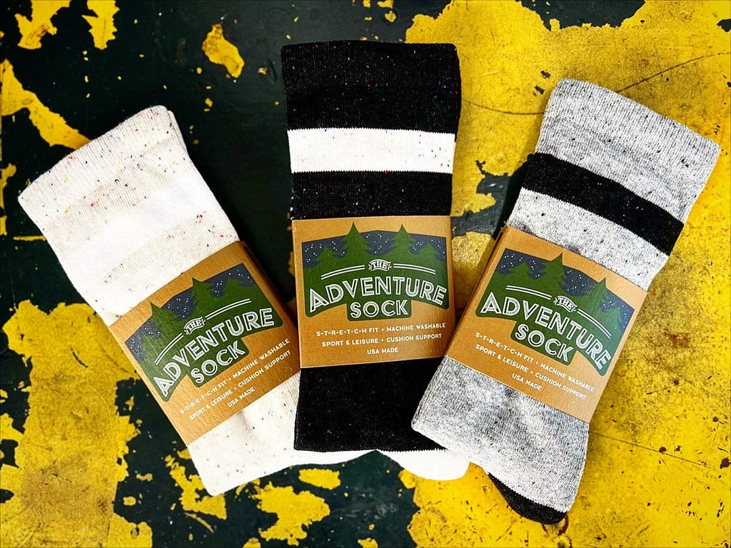Upcycled Cotton Adventure Sock