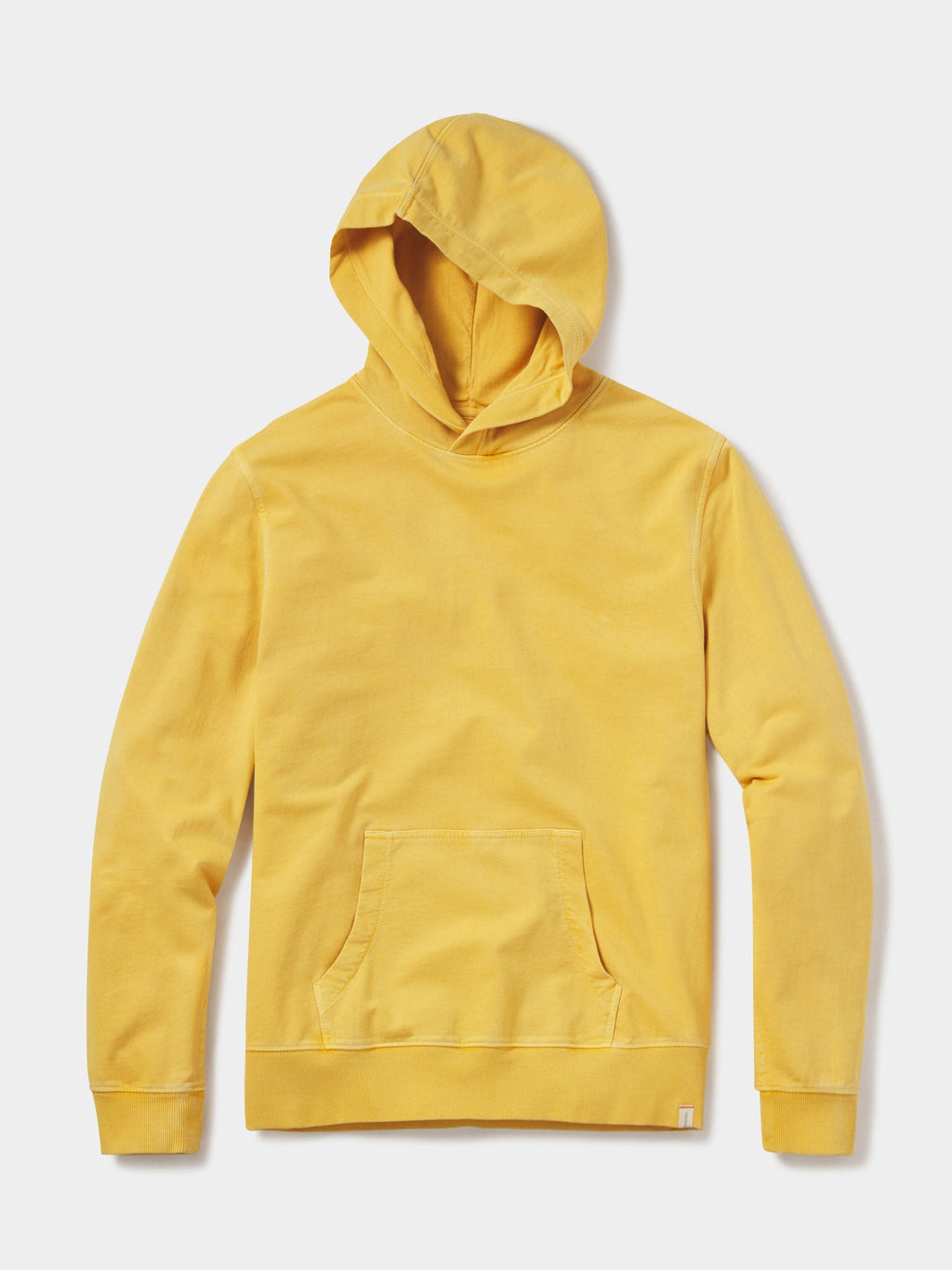 Classic Terry Pop Over Hoodie in Yellow