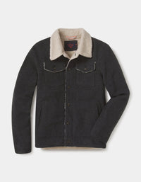 Buffalo Sherpa Collar Jacket - Charcoal