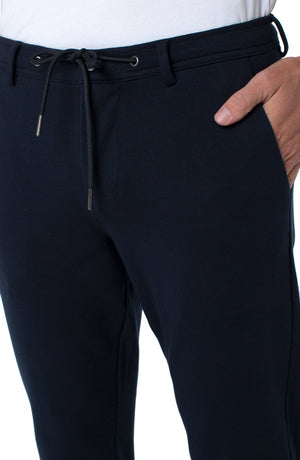 Mercer Knit Jogger in Navy