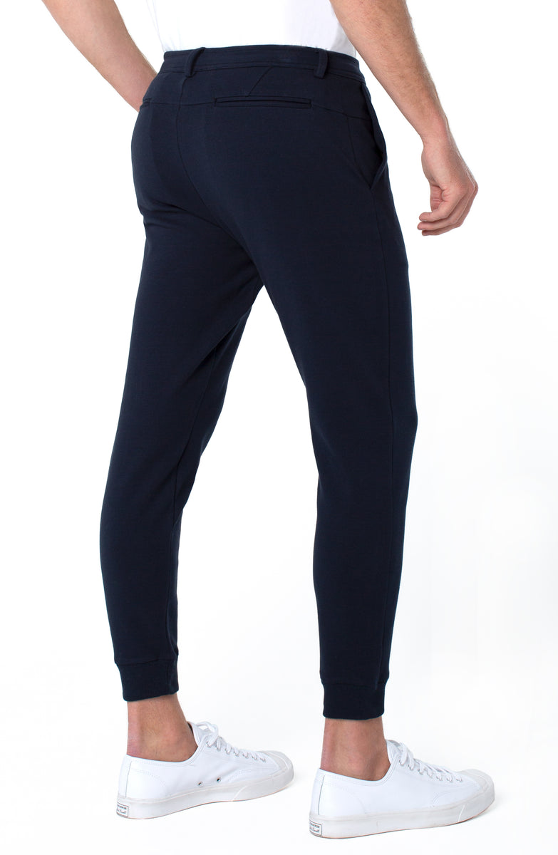 Mercer Knit Jogger in Navy