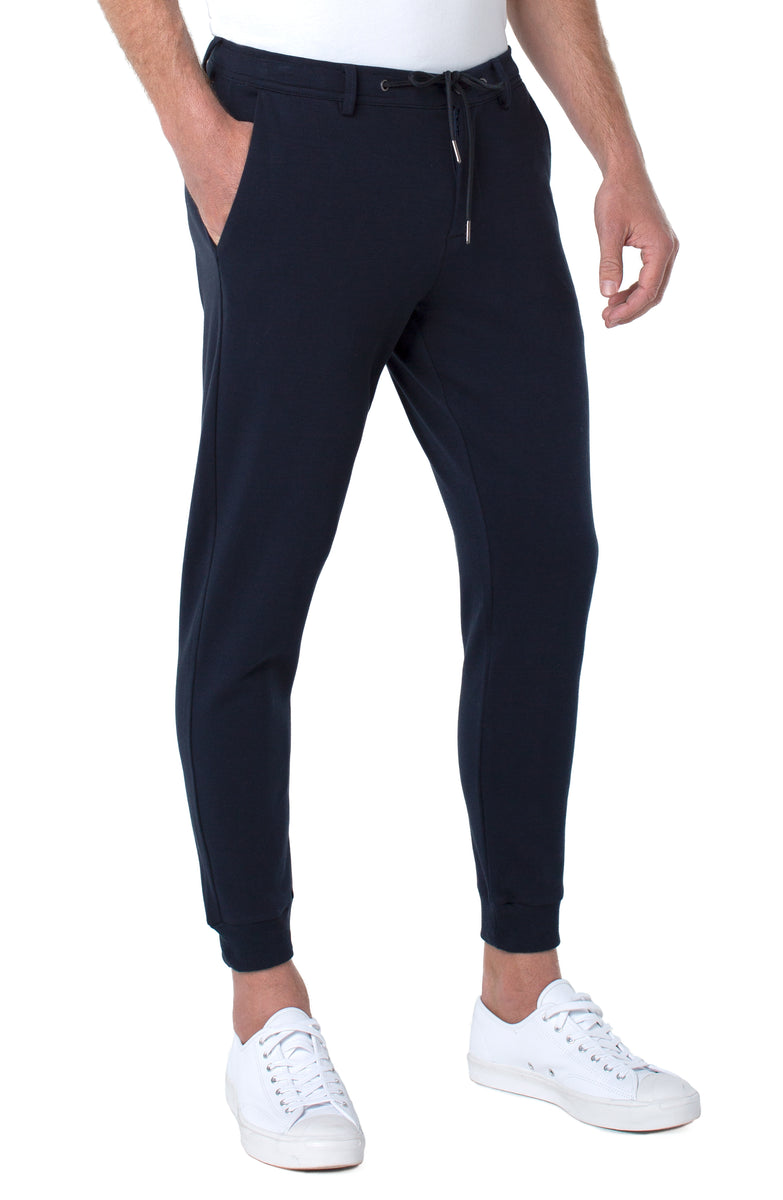 Mercer Knit Jogger in Navy