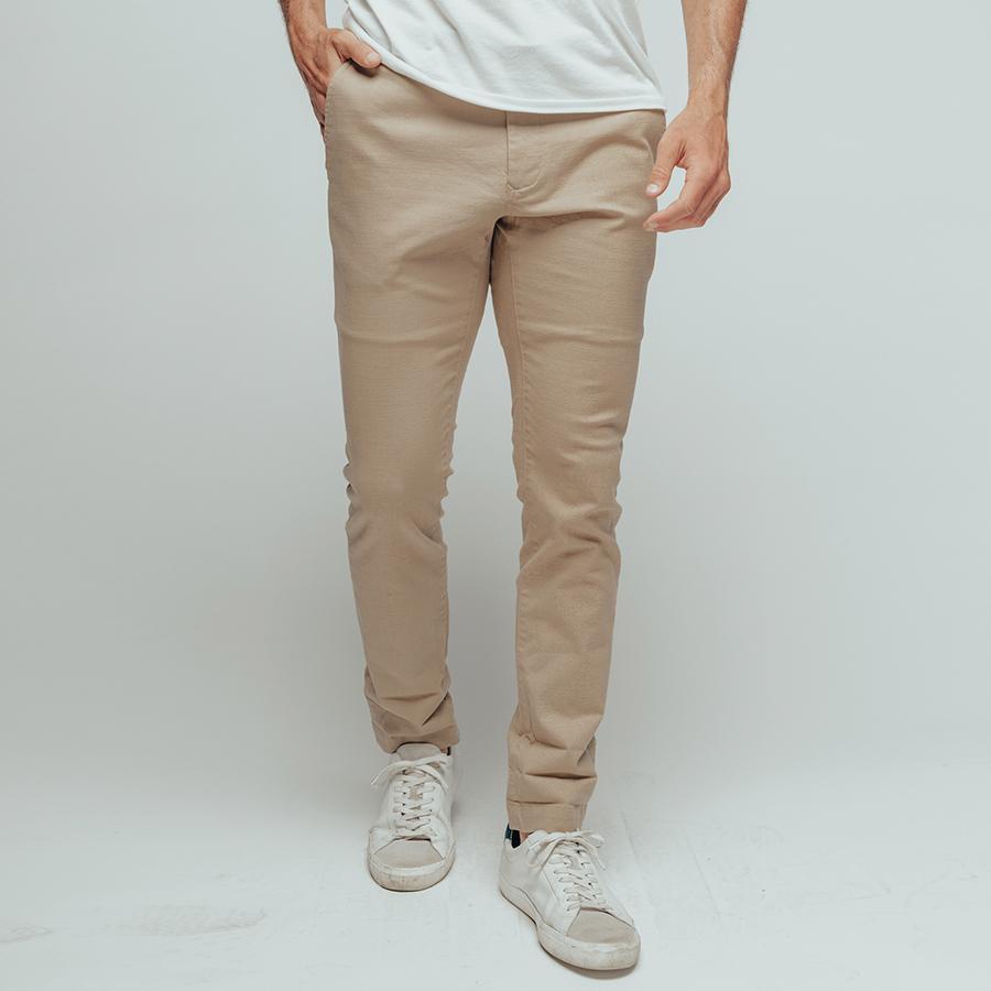 Normal Stretch Canvas Pant-Khaki