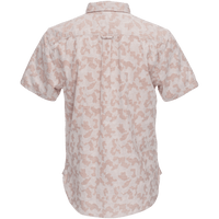 Truman Button Collar in Camo Jacquard