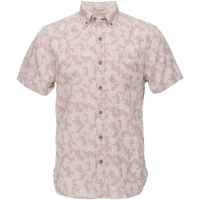 Truman Button Collar in Camo Jacquard