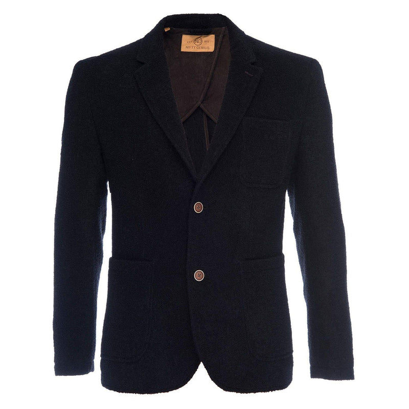 Kurt Notched Lapel Blazer in Chenille