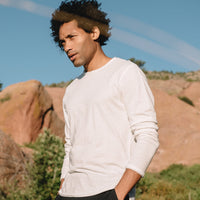 Ryan Raw Seam Recycled Cotton/Poly Crew