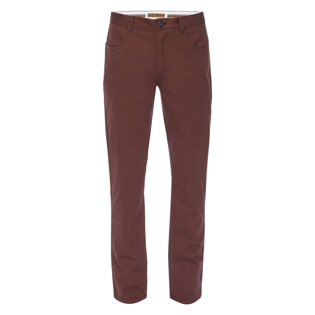 J.P. 5 Pocket Stretch Cotton Twill in Rust