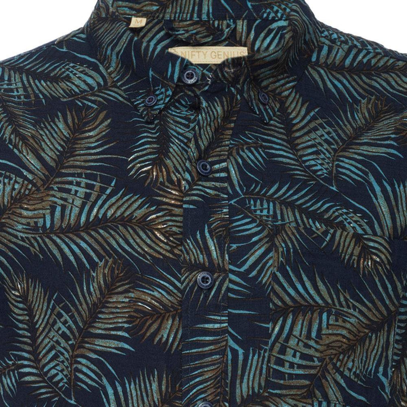 Tropical Truman Button Collar Shirt