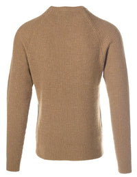 Ribbed Wool Crewneck Sweater