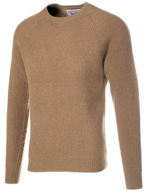 Ribbed Wool Crewneck Sweater