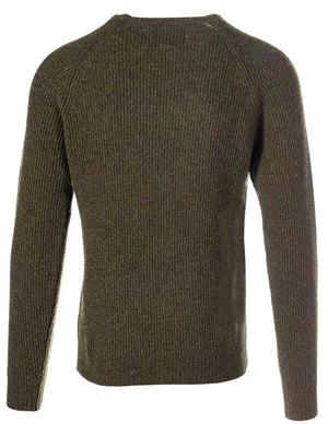 Ribbed Wool Crewneck Sweater