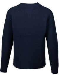 Ribbed Wool Crewneck Sweater