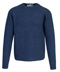 Ribbed Wool Crewneck Sweater