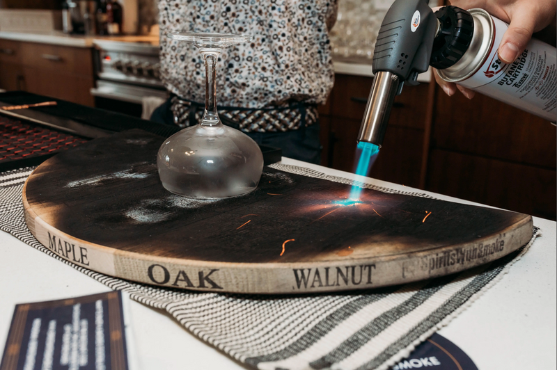 Half Circle Cocktail Smoking Board