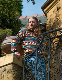 Schott NYC x Grateful Dead Cotton Fair Isle Sweater