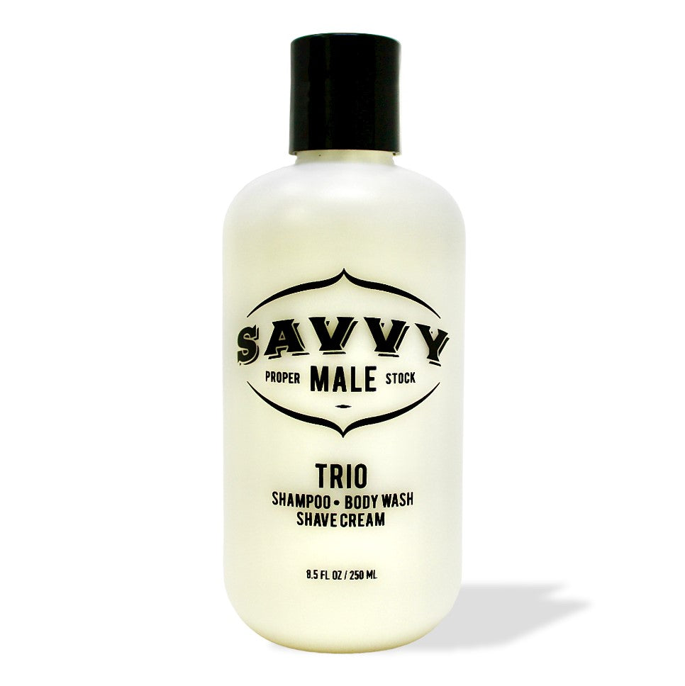 TRIO - SHAMPOO/BODYWASH/SHAVE CREAM