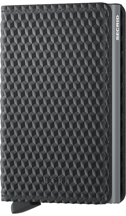 Slimwallet - Cubic Black-Titanium